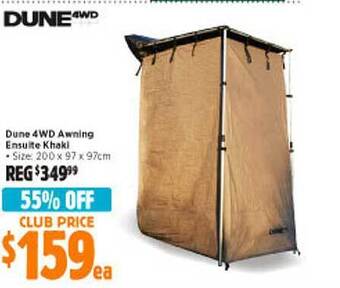 Anaconda Dune 4wd awning ensuite khaki offer