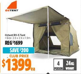 Anaconda Oztent rv-5 tent offer