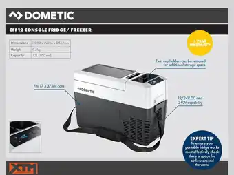 BCF Cfff12 console fridge freezer dometic offer