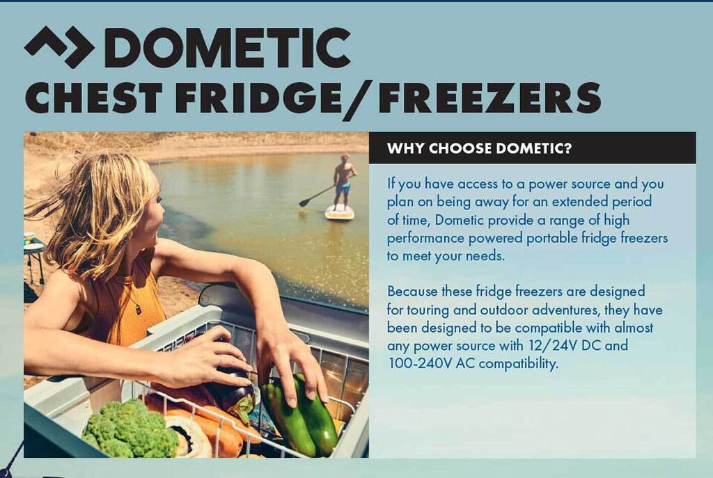 Dometic chest fridge freezers offer at BCF