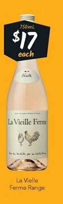 Cellarbrations La vieille ferme range offer