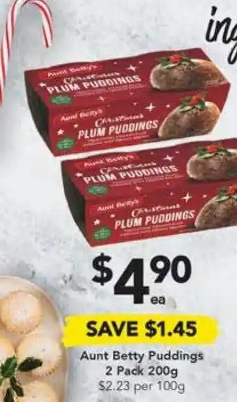 Drakes Aunt betty pudding 2 pack offer