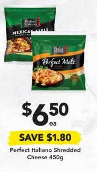 Drakes Perfect italiano shredded cheese offer