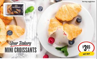 IGA Mini croissants offer