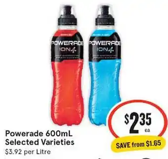 IGA Powerade offer