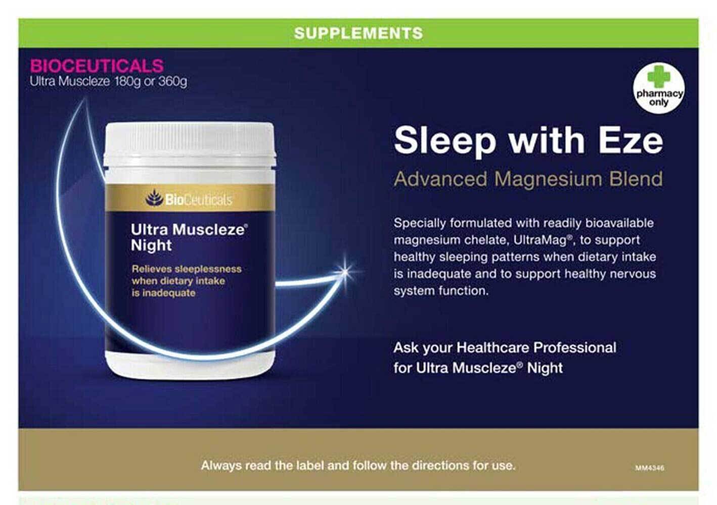 Sleep with eze advanced magnesium blend offer at Priceline