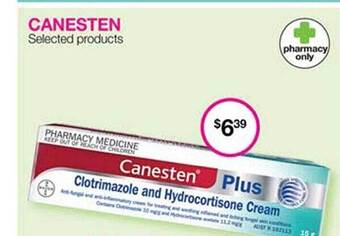 Priceline Canesten selected products offer