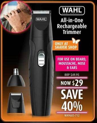 Wahl all-in-one rechargeable trimmer