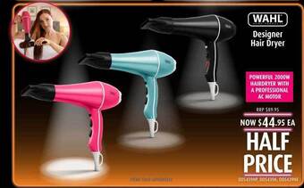 Shaver Shop Wahl designer hair dryer offer