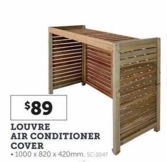 Stratco Louvre air conditioner cover offer