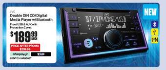SuperCheap Auto Jvc double din cd-digital media player w-bluetooth offer