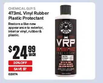 SuperCheap Auto Chemical guys vinyl rubber plastic protectant offer