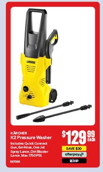 SuperCheap Auto Kärcher k2 pressure washer offer