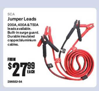 SuperCheap Auto Sca jumper leads offer
