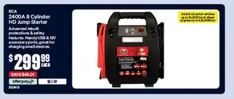 SuperCheap Auto Sca 2400a 8 cylinder hd jump starter offer