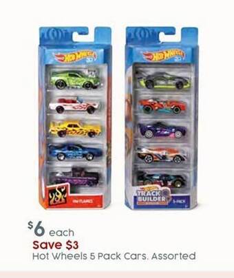 Hot wheels 5 pack cars