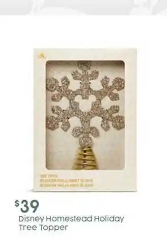 Disney homestead holiday tree topper