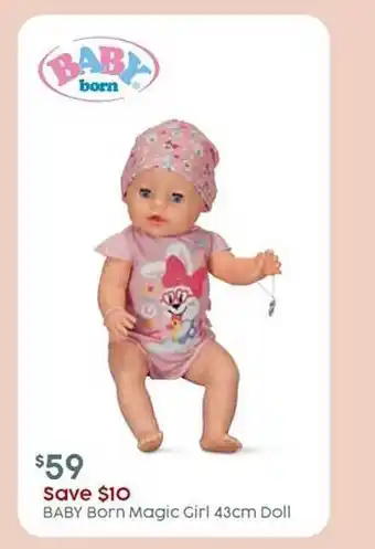 Baby born magic girl