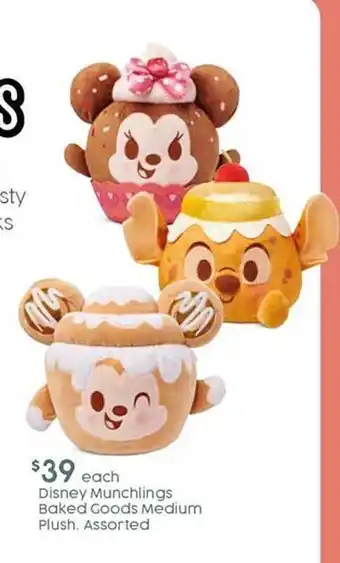 Target Disney munchlings baked goods medium plush offer
