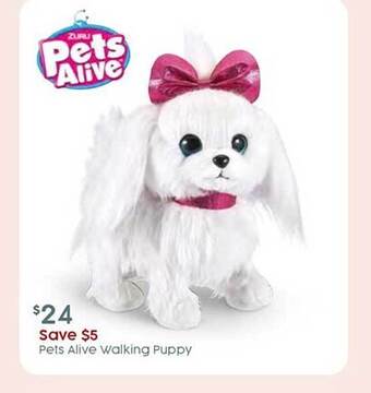 Target Pets alive walking puppy offer