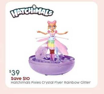 Target Hatchimals pixies crystal flyer rainbow glitter offer