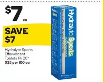 Woolworths Hydrolyte sports effervescent tablet offer