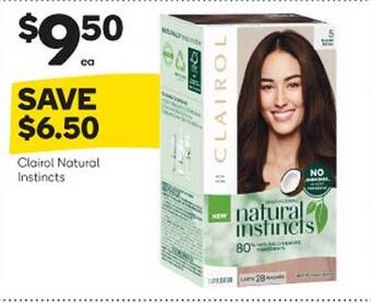 Woolworths Clairol natural instincts offer