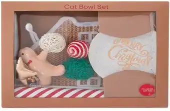 Kmart Christmas cat bowl set offer