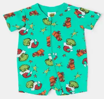 Kmart The grinch license christmas shorty coverall offer