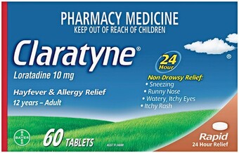 Soul Pattinson Chemist Claratyne hayfever & allergy relief 60 tablets offer