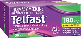 Soul Pattinson Chemist Telfast 180mg 50 tablets offer