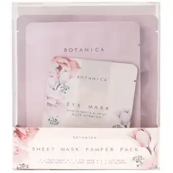 Kmart Botanica sheet mask pamper pack offer