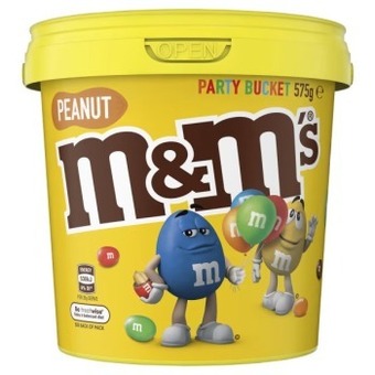 M&m's party bucket 575g