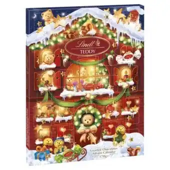 Kmart New lindt teddy advent calendar 170g offer