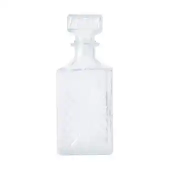 900ml embossed glass decanter