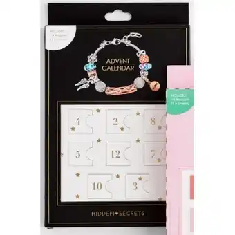 Kmart New 12 days of christmas - youth advent calendar with charm bracelet - black offer