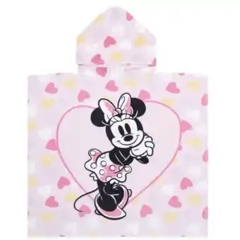 Minnie mouse hooded towel