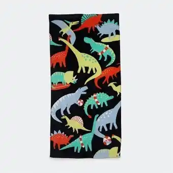 Kmart Kids cotton velour beach towel - dinosaur offer