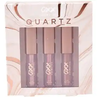 Kmart Oxx cosmetics lip gloss trio - quartz offer