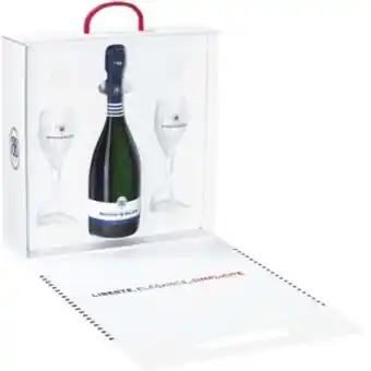 Dan Murphy's Besserat de bellefon champagne cuvee bleu brut with glasses giftset offer