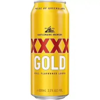 Dan Murphy's Xxxx gold 500ml cans offer