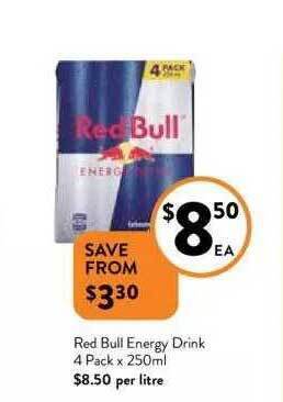 Foodworks Red bull energy drink offer