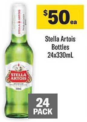 Stella artois bottles