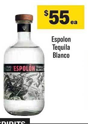 Liquorland Espolon tequila blanco offer