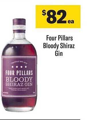 Liquorland Four pillars bloody shiraz gin offer