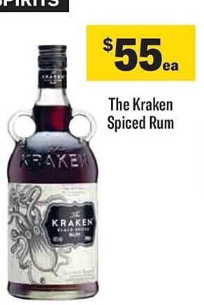 Liquorland The kraken spiced rum offer