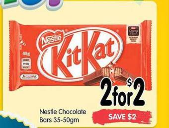 Spar Nestle chocolate bars offer