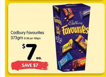 Spar Cadbury favourites offer