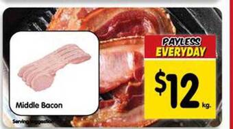 Spar Middle bacon offer