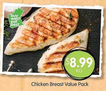 Spudshed Chicken breast value pack offer